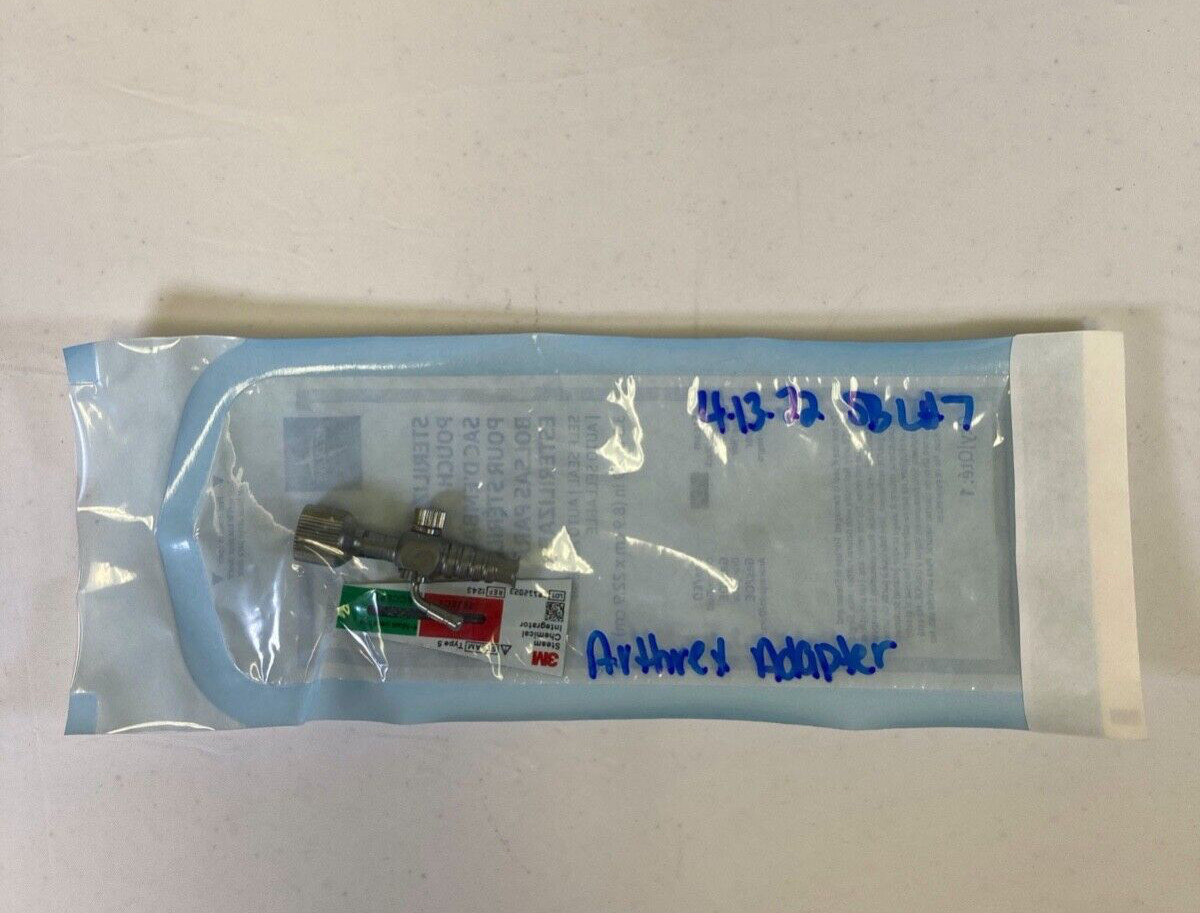 Arthrex AR-3035L Inflow Cannula Adapter w/ Stopcock for 3mm – 6.5mm Cannula