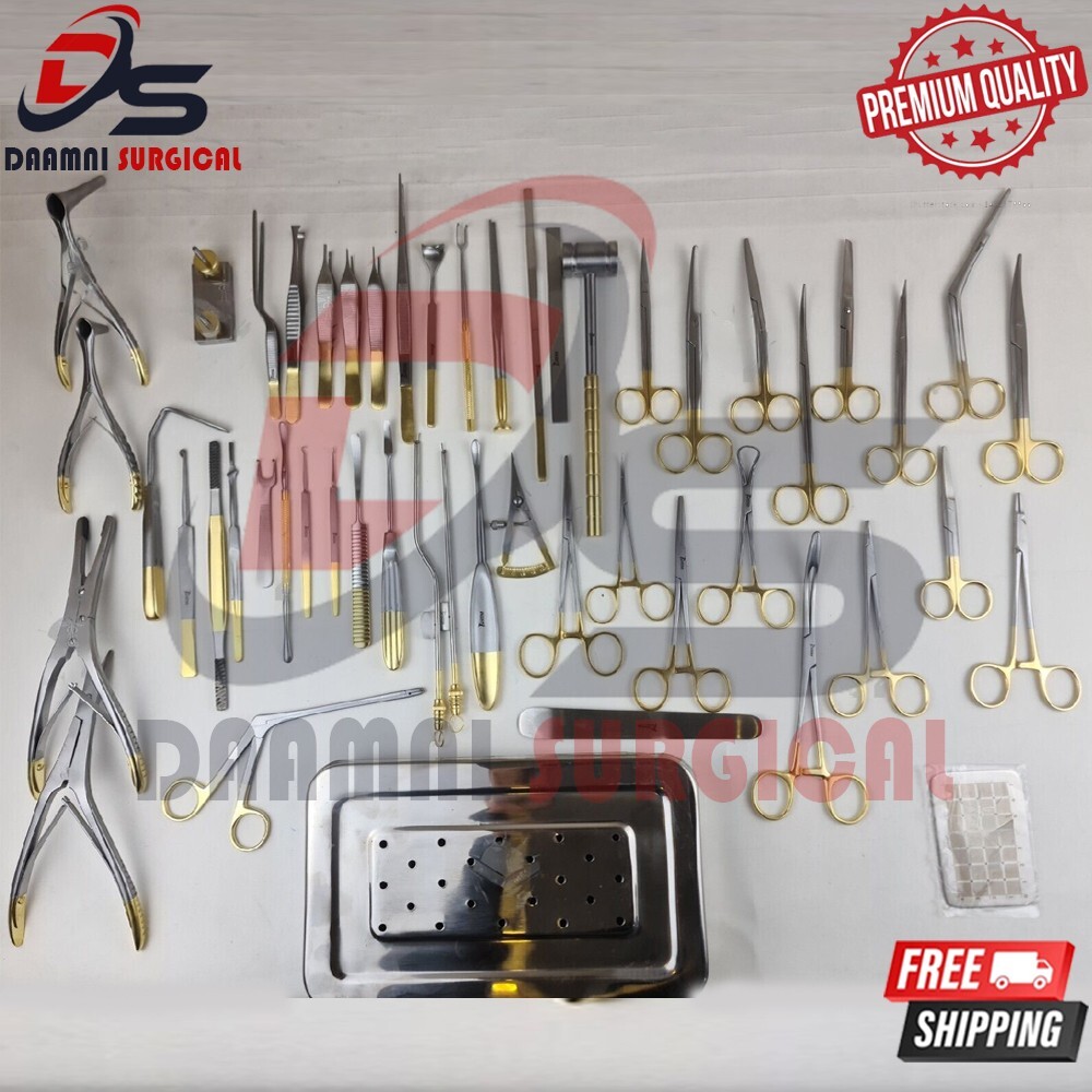 Rhinoplasty Set of 53 Pcs Nose Surgery & Plastic Surgery Instruments Tools Kit