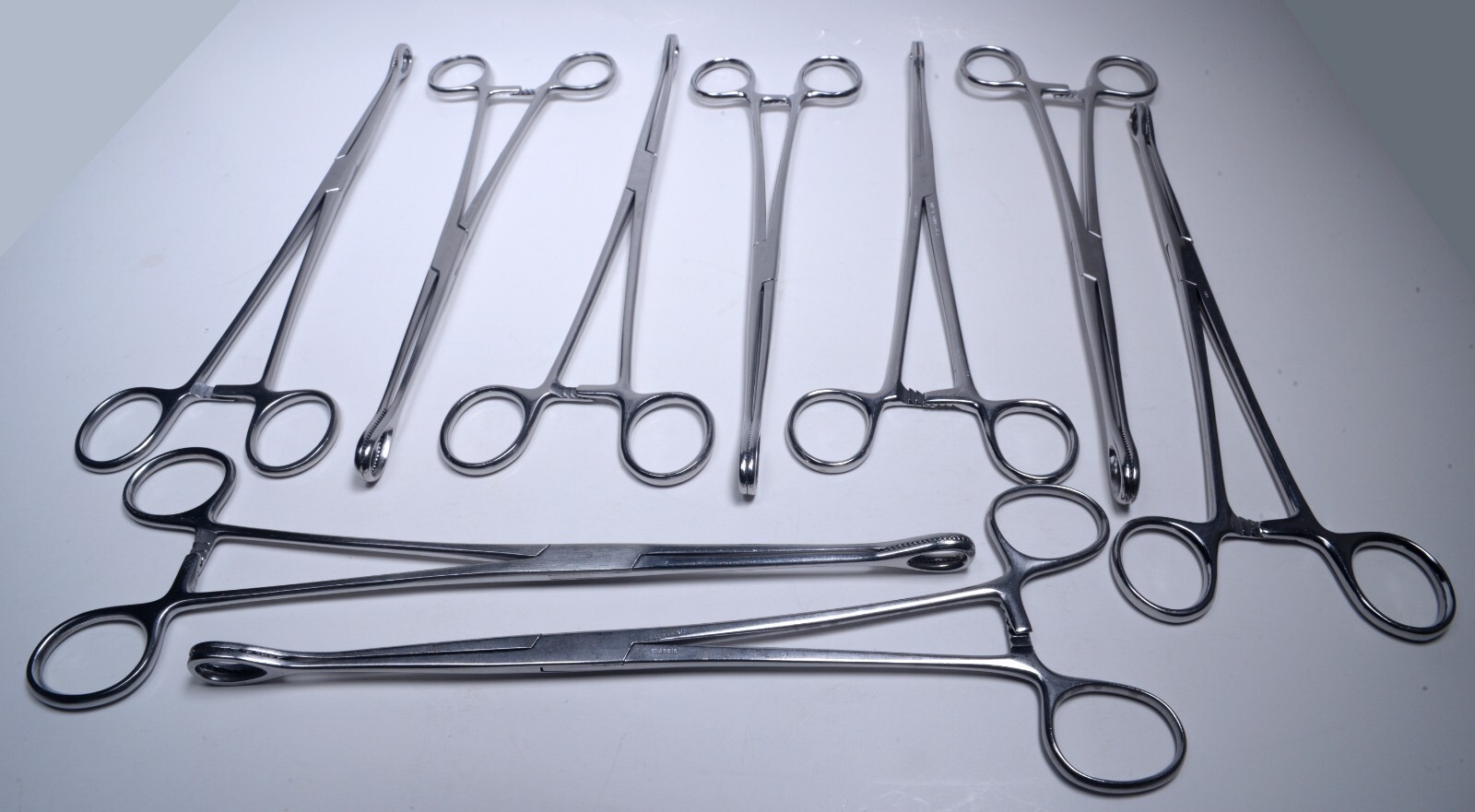 9x Foerster Sponge Holding Forceps 9¾” Serrated V. Mueller Weck Codman Pilling