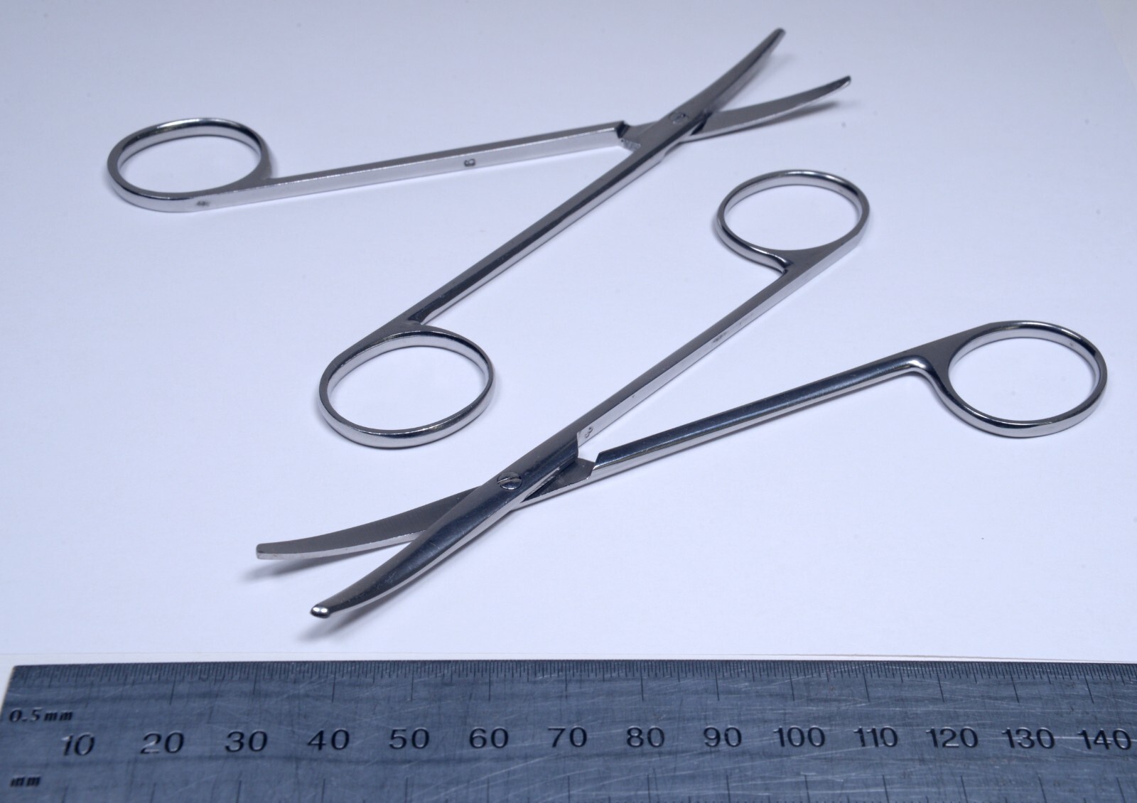 2x Metzenbaum Lahey Scissors 5½” Curved Stainless Steel Surgical Sklar
