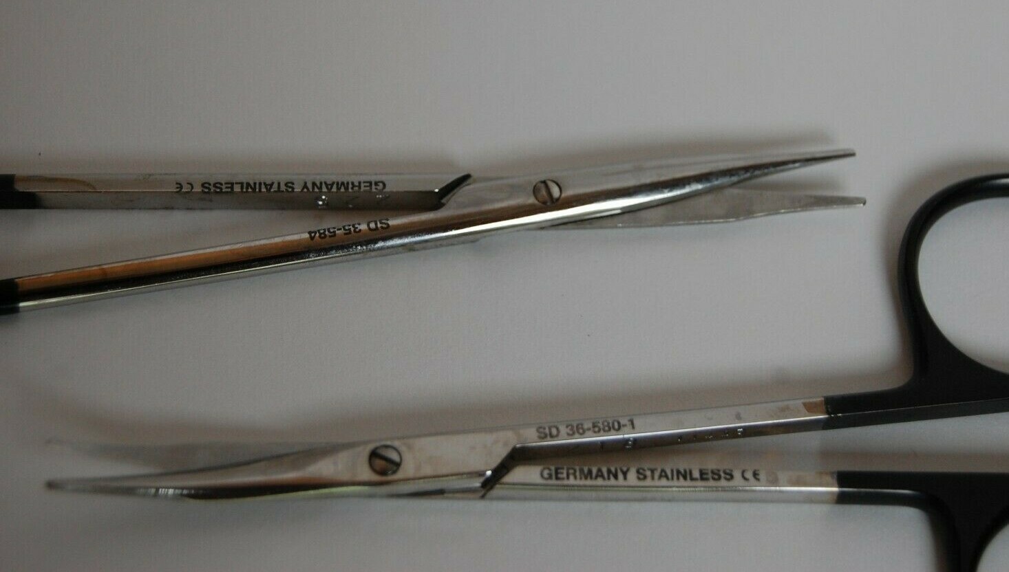 Scissor Depot tenotomy scissors, pair, straight curved 36-580-1, 36-584 preowned