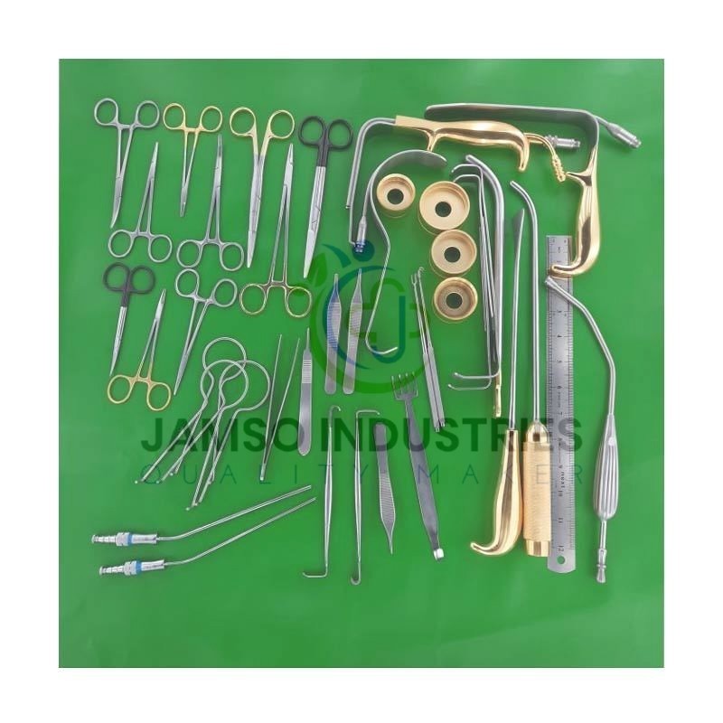Breast Augmentation Set Of 38 Pcs Plastic Surgery Surgical Instruments