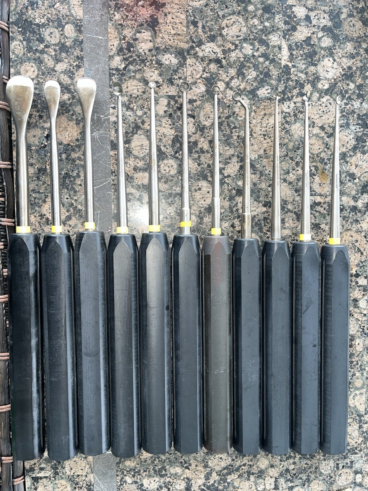 Life Instruments 11 Piece Long Handle Curettes