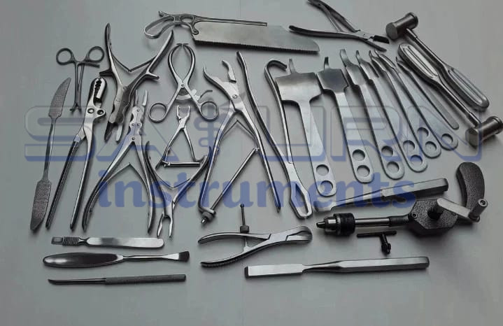 Orthopedic Retractor Bone Drill Saw Surgical Surgery Instruments 29 pcs set