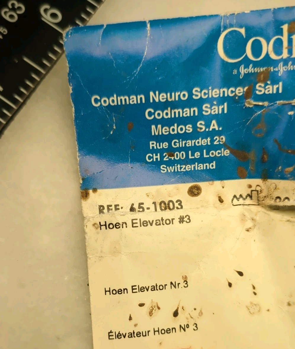 Brand New Codman 65-1003 (3) HOEN Periosteal Elevator 
