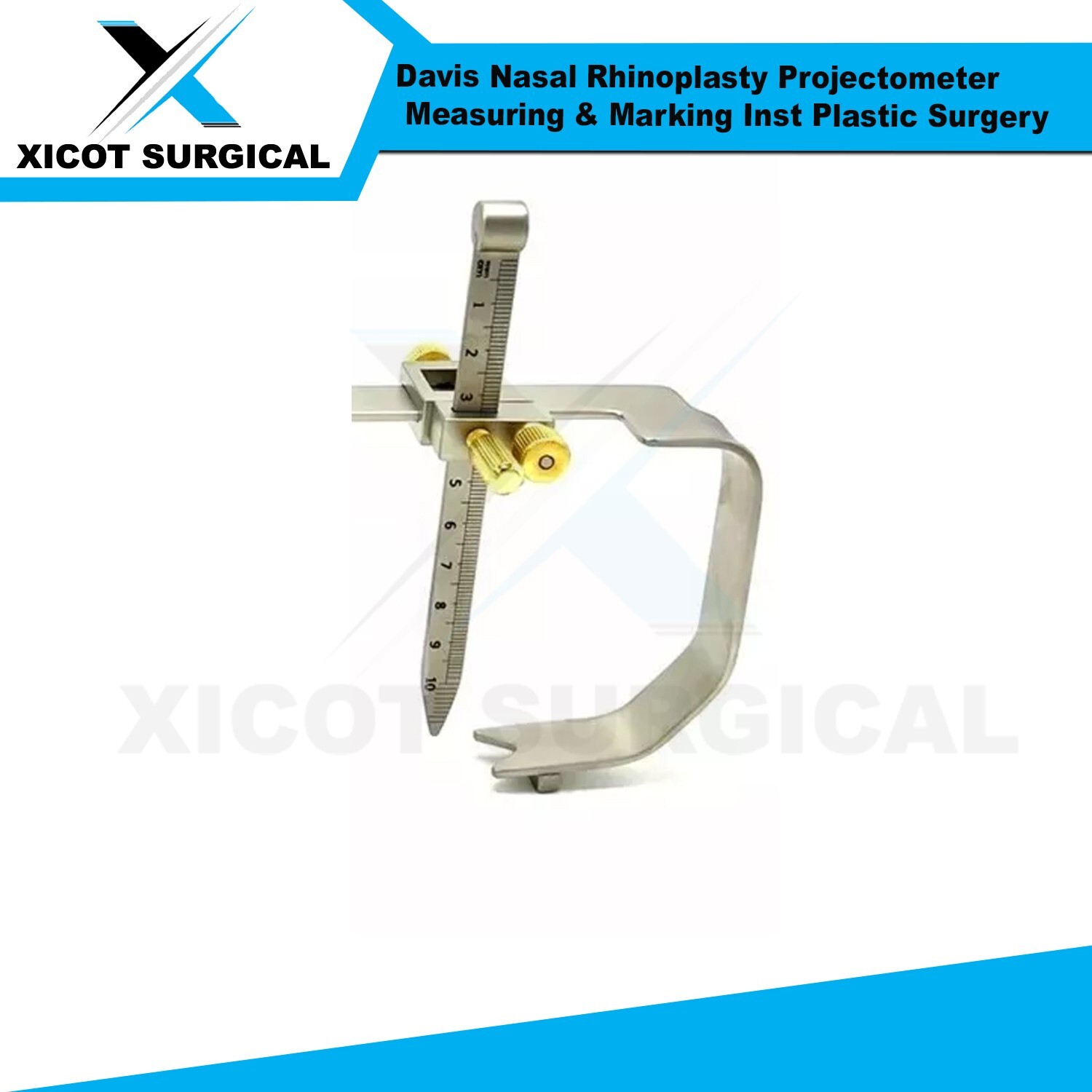 Davis Nasal Rhinoplasty Projectometer Measuring & Marking Inst Plastic Surgery