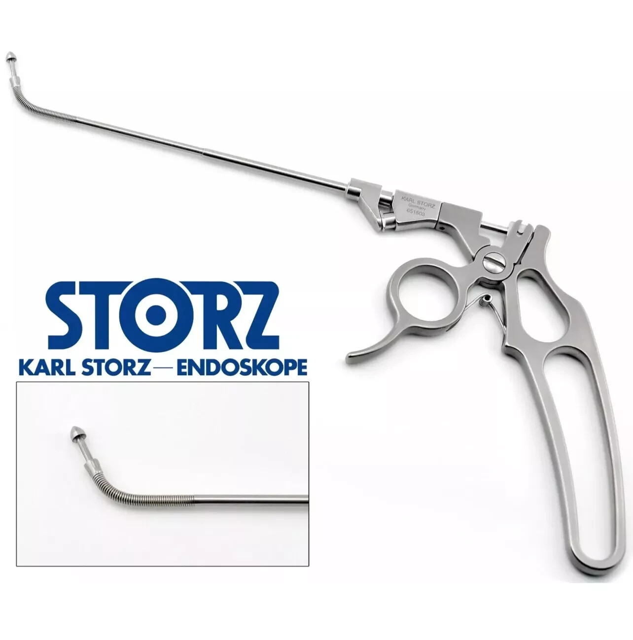KARL STORZ 651503 HOSEMANN Frontal Sinus Nasal Recess Punch Circular Cutting 8″