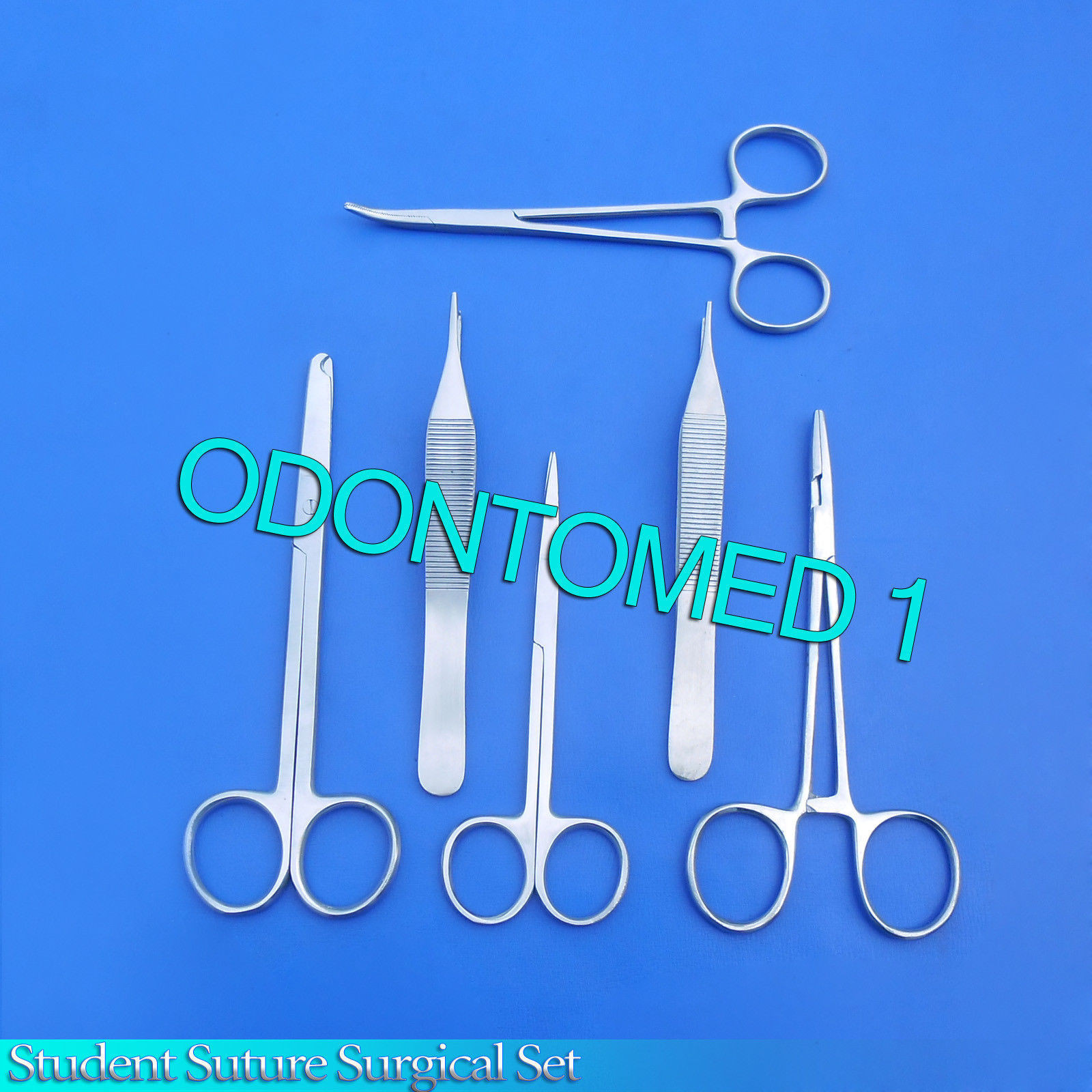 6 PC STUDENT SUTURE SURGICAL PACK SET KIT INSTRUMENTS DS-689