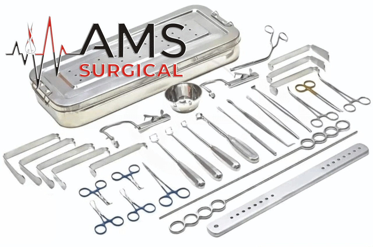 Tonsillectomy and Adenoidectomy 32 Pcs Set Surgical Instruments High Quality