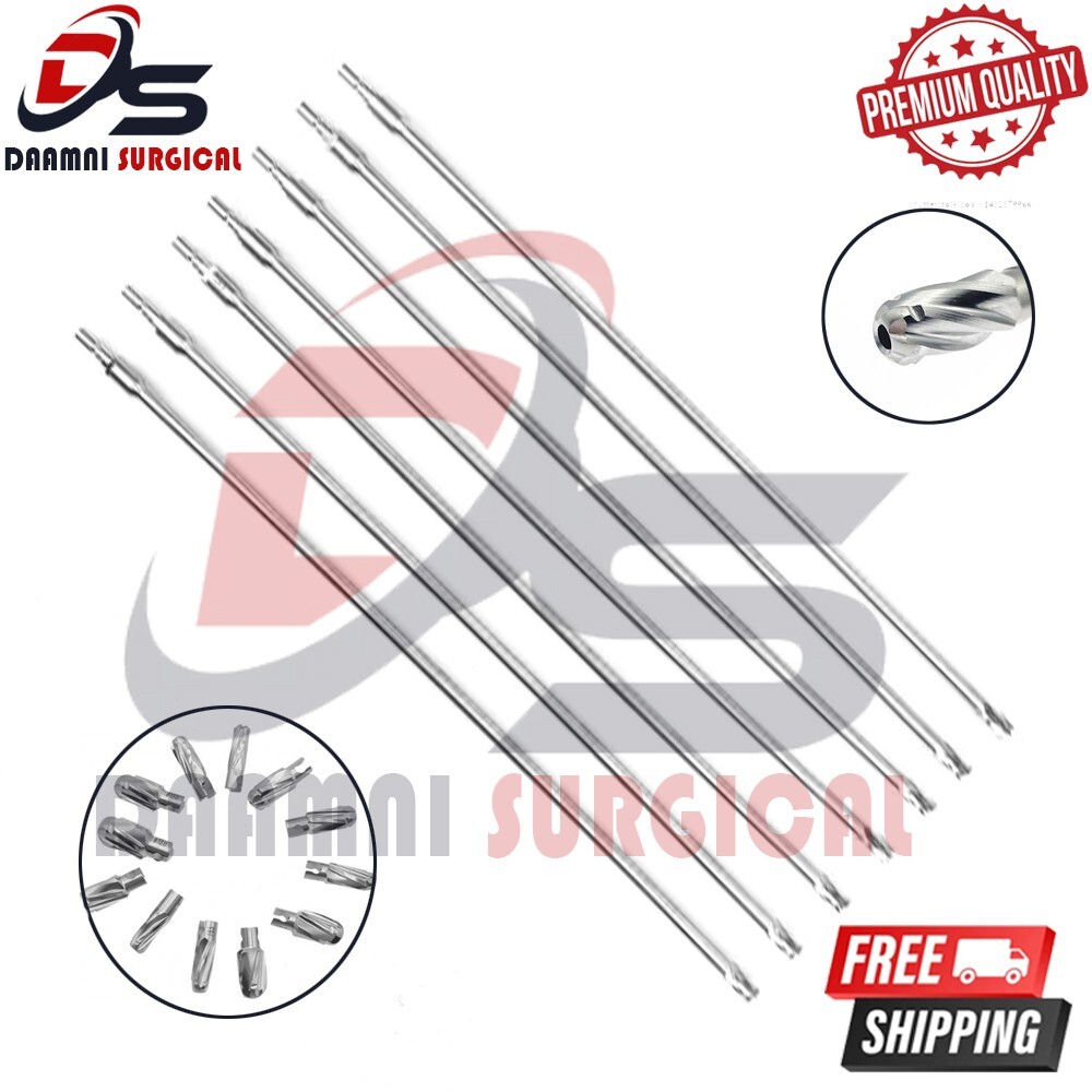 Orthopedic Cannulated Flexible Reamer 7 pcs Surgical Instruments Set