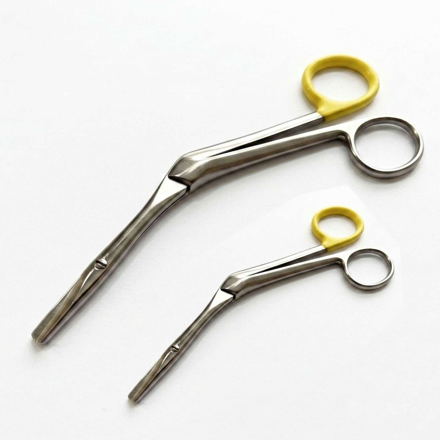 LOT OF 2 PCS Karl Storz Surgical N-2886 Nasal Scissors, Angled 16 cm