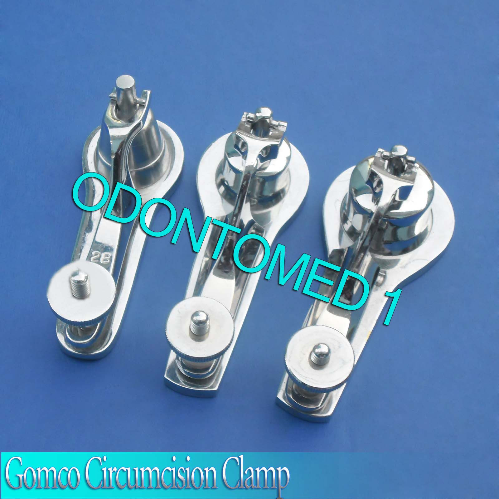3 Pcs Gomco Circumcision Clamp 2.9+3.4+3.5cm Surgical Instruments
