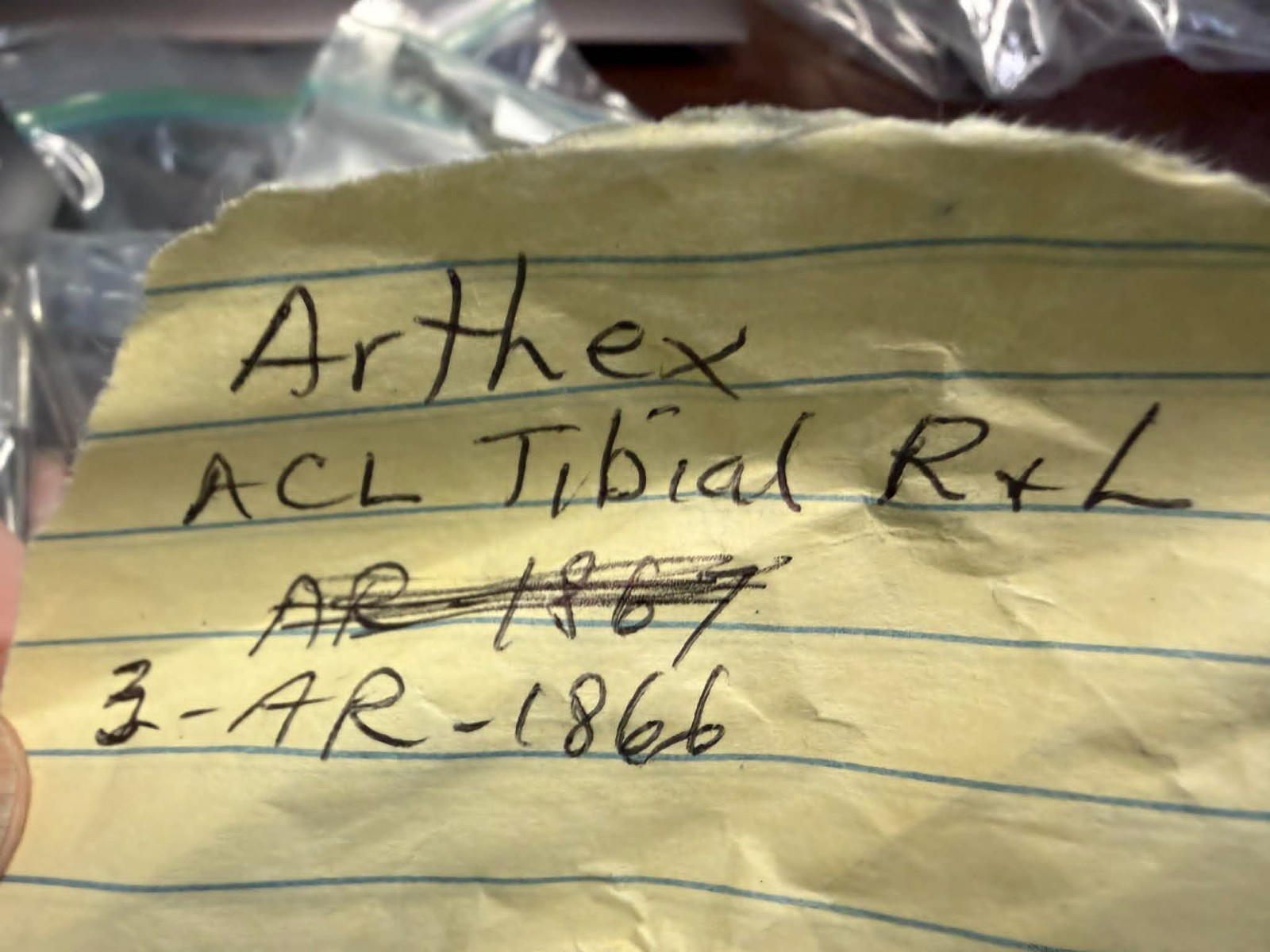 Arthrex AR-1866 Transtibial ACL Marking Hook (Left)