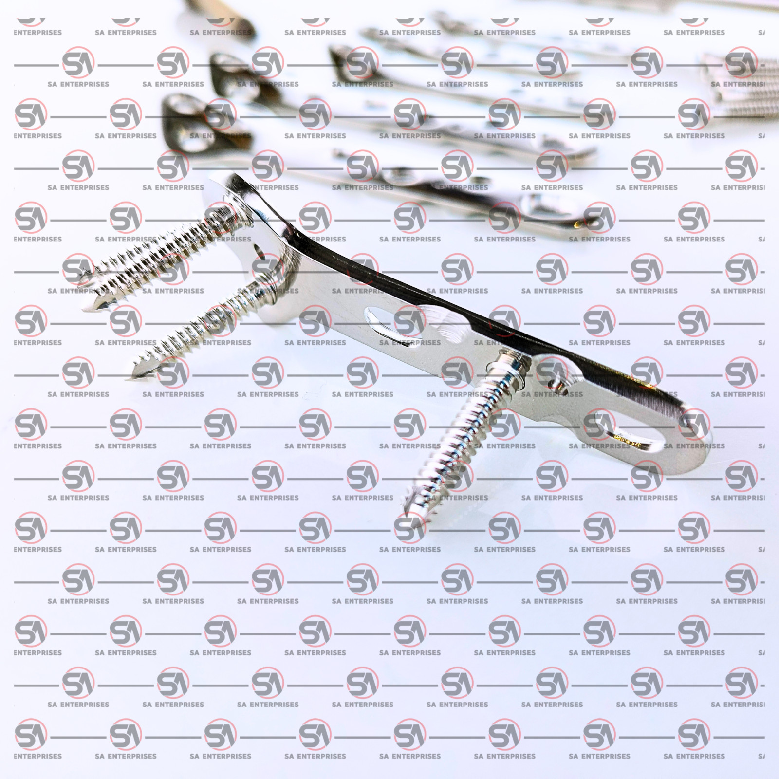 Veterinary TPLO 2.7mm Locking Plates Medium Large L/R & LCP Screws 64 Pcs Set