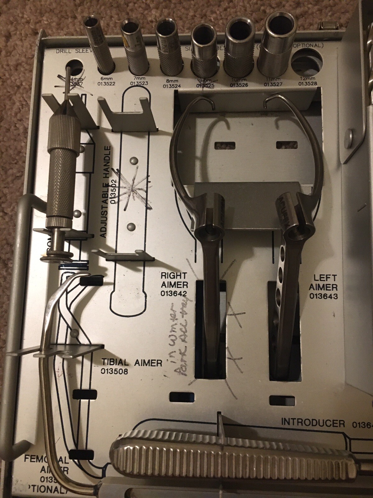 Acufex ACL Rear entry Drill Guide System