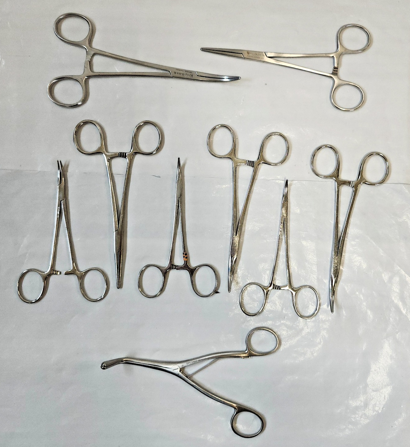 Lot of 9 Medical / Surgical Forceps, Diplomat, Konig – Cpix4info