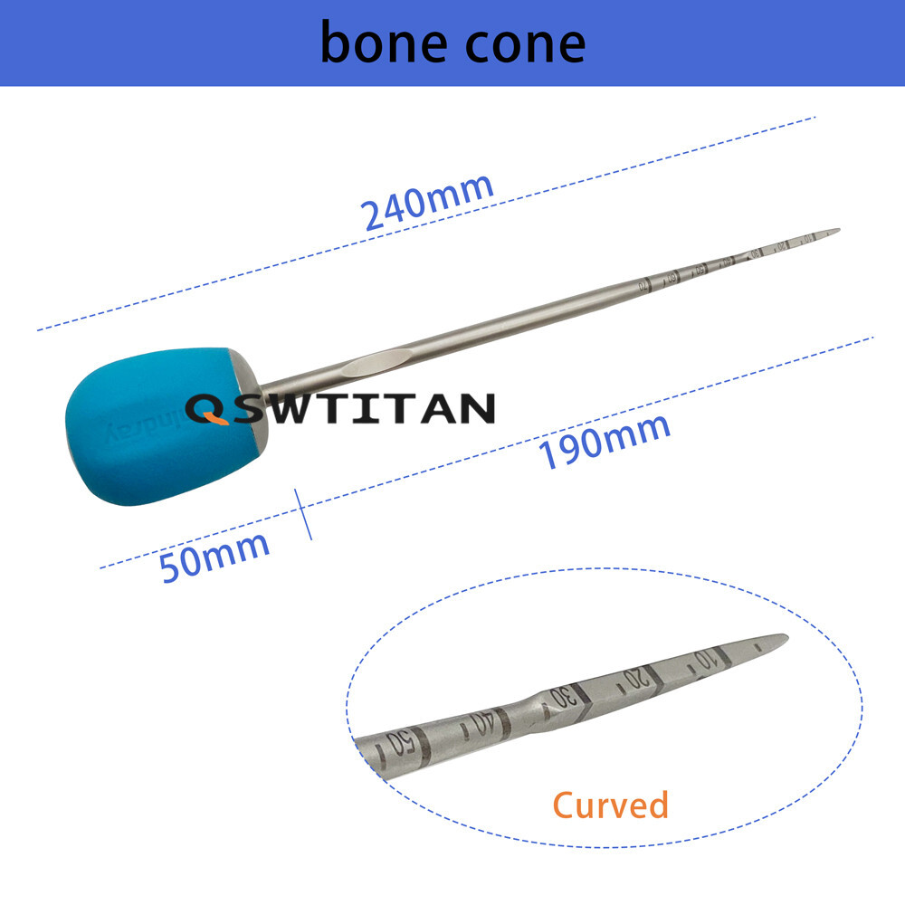 Open Awl Elastic Nail Open cone Orthopedic Surgical Instruments Straight /Curved