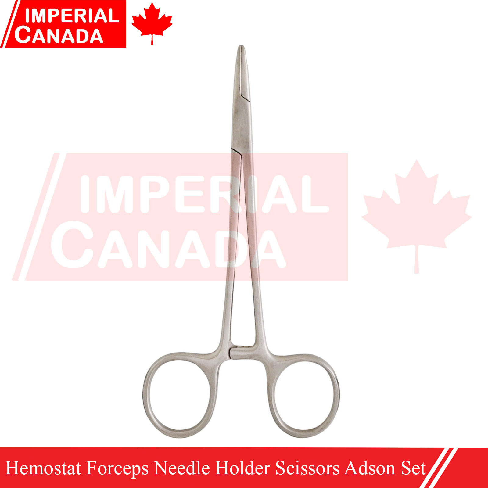 5 Pcs Surgical Instruments Set Hemostat Forceps Needle Holder Scissors DS-1951
