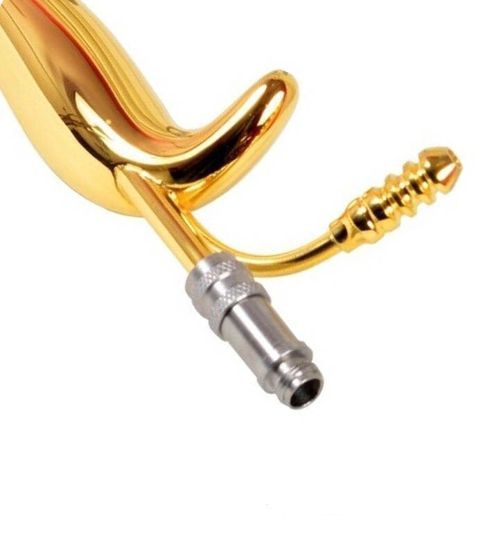 Tebbetts Style Retractor Serrated Tip with light Guide & Suction 25*120 mm 1 PC