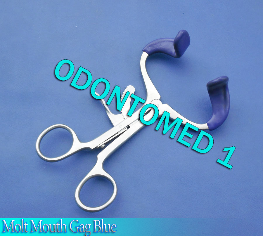 6 Molt Mouth Gag Blue 5.5″ Dental Surgical Instruments