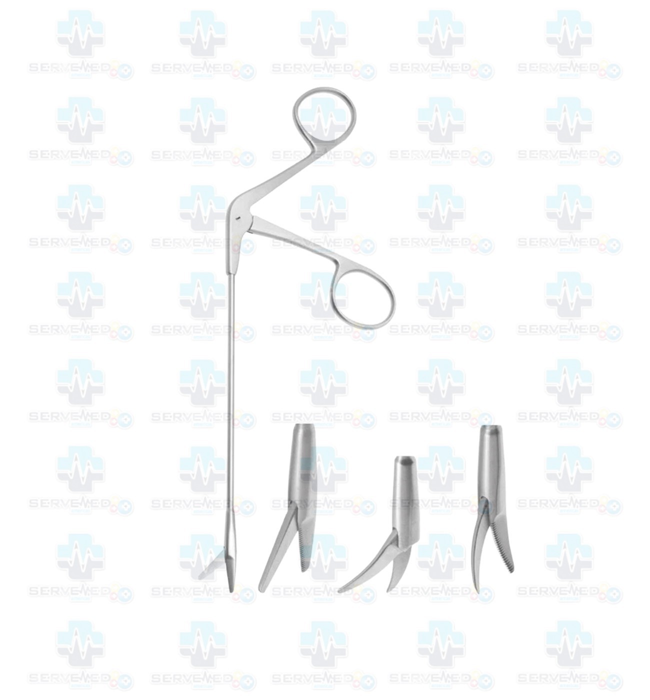 3 Nasal Concha Scissors 13 cm Straight, Right & Left Curved, ENT Fess Instrument