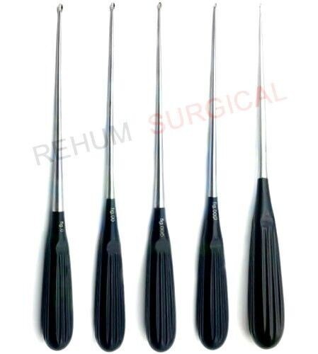 Spratt Brun Bone Curette Bundle Straight 26 cm Fig. 0-00000 Instrumits