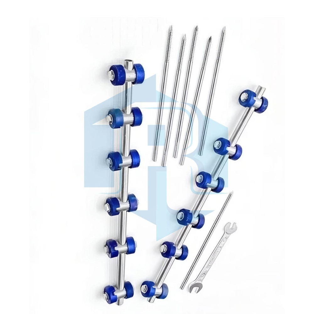 External Fixator 5mm A.O Set of 9 Pcs Orthopedic Instruments