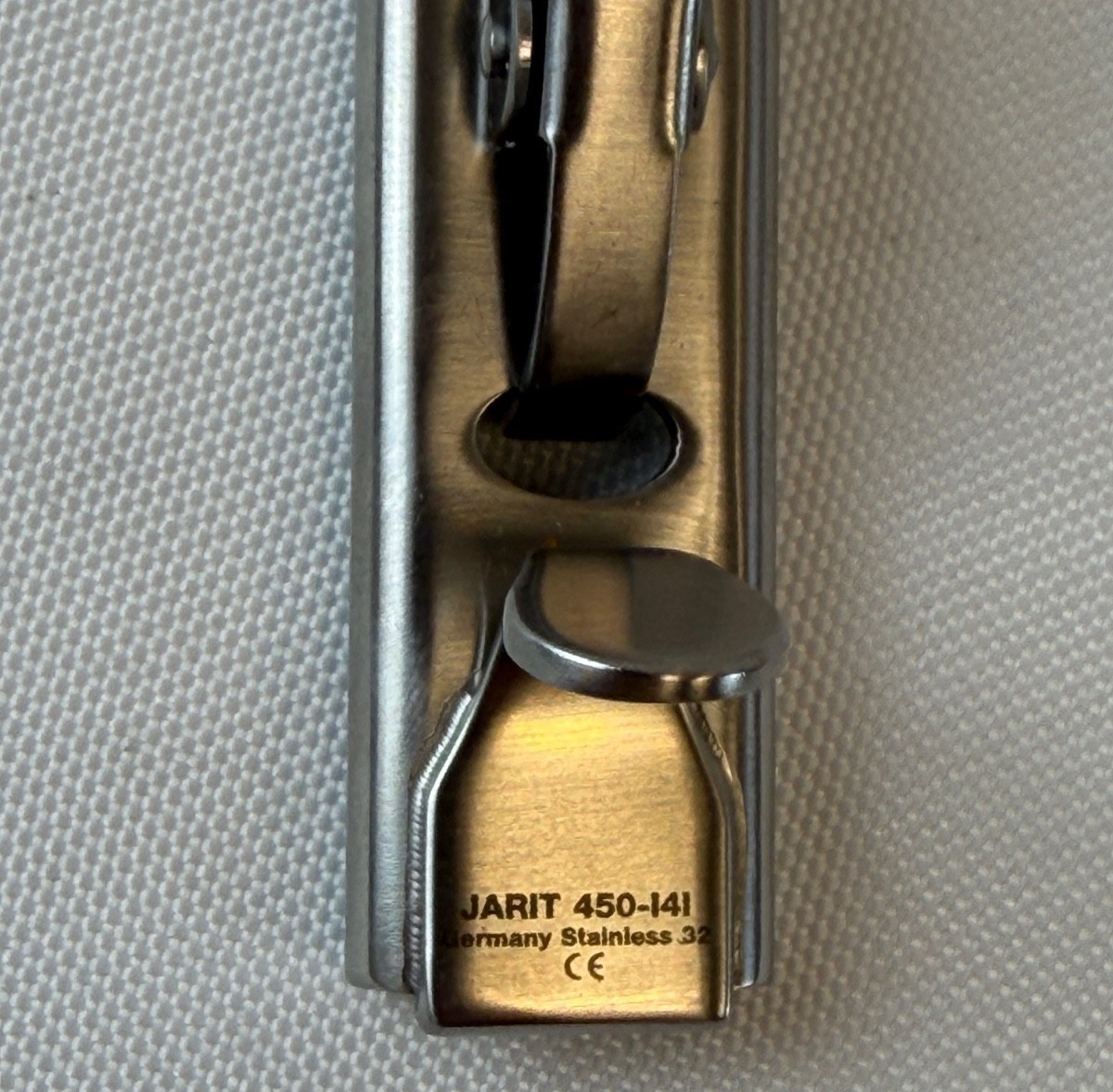 Jarit 450-141 McIvor Frame Mouth Gag w/ Blades Size 2 3 & 4 ENT Laryngeal