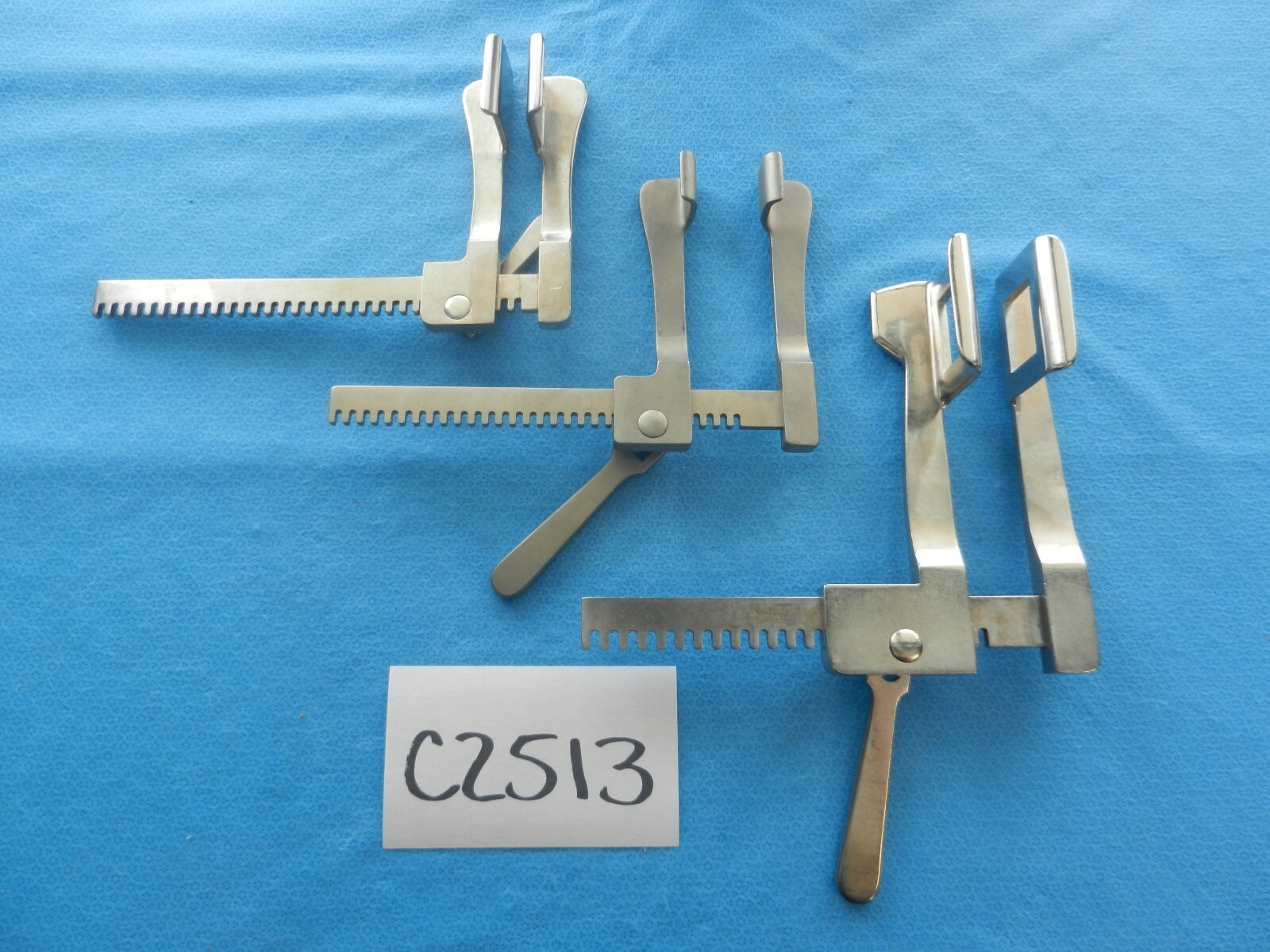 Pilling Surgical Sternal Thoracic Spreaders Lot Of 3