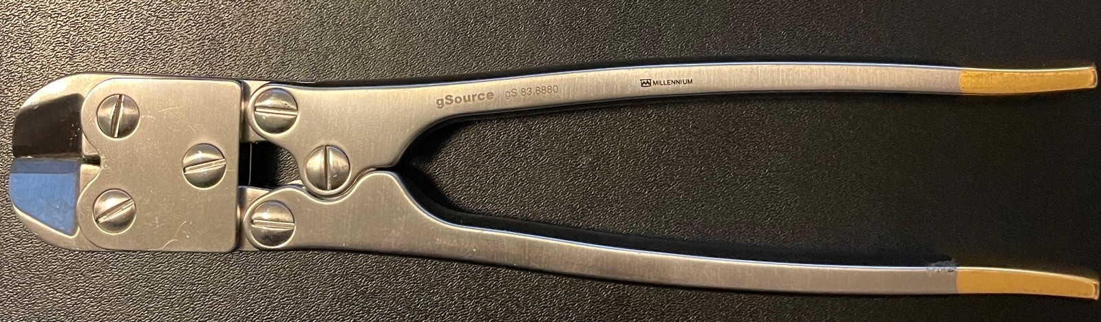 Gpin Cutter double action 9″,angled, side,tungsten carbide max cap 2.8mm(7/16″)