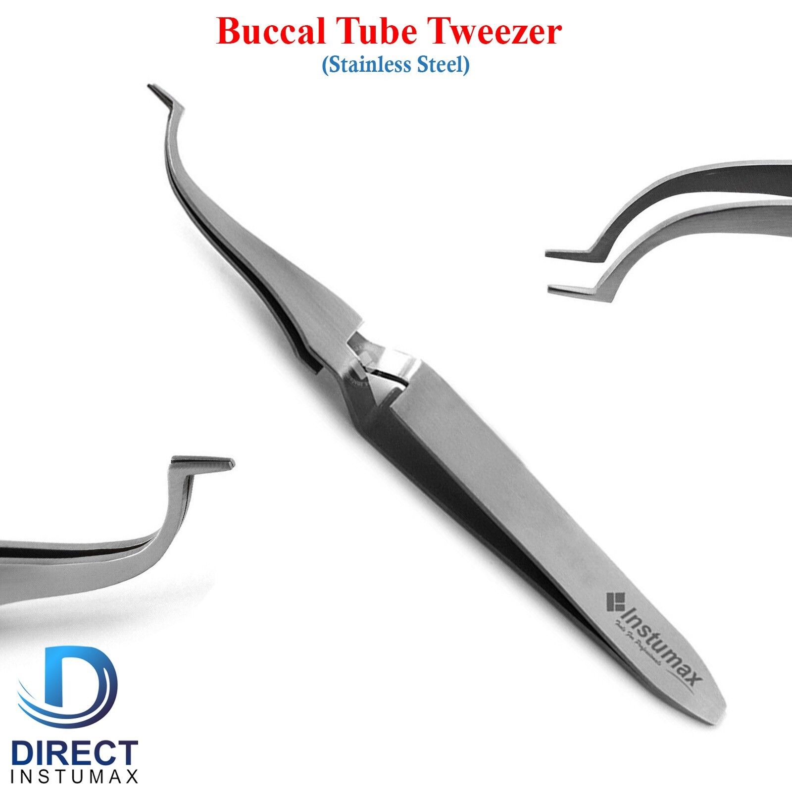 Dental Orthodontic Buccal Tube Tweezers Surgical Dental Instruments German Grade