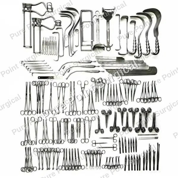 Laparotomy Surgery Set 197 Pcs German Stainless Surgical Instruments Premium