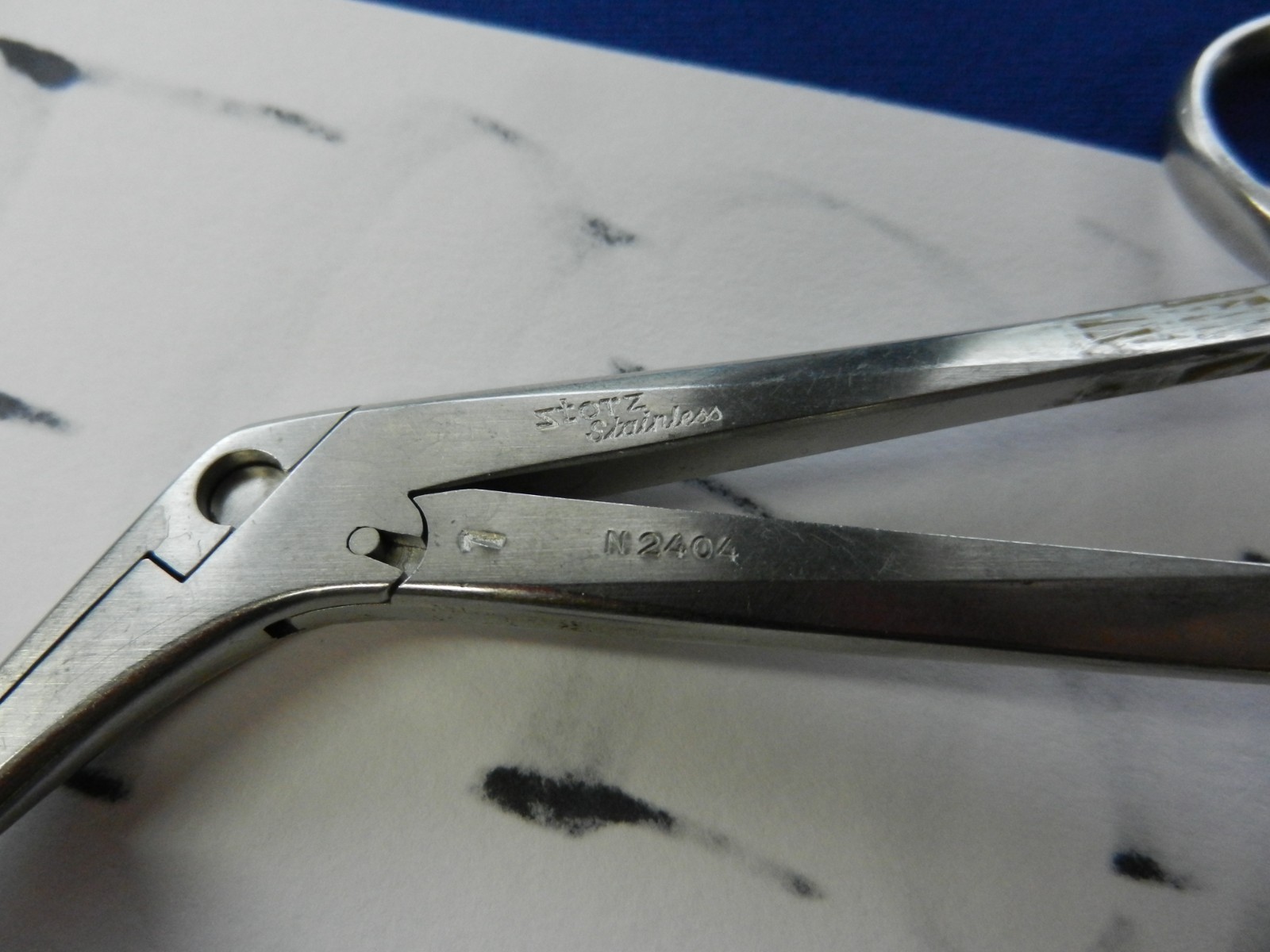 E6595 Storz N2404 Watson Williams Nasal Polyp No. 1 (6.0×8.0mm) Forceps 18cm
