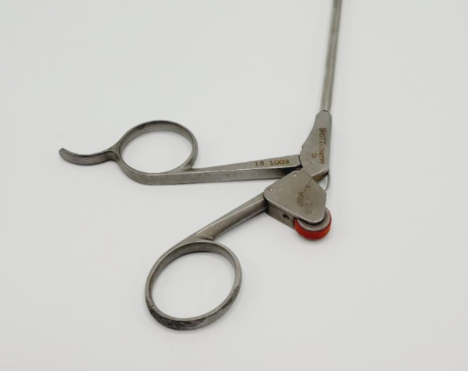 Linvatec 18.1009 Shutt Slotted 4mm Punch Curved Right Arthroscopy 9″