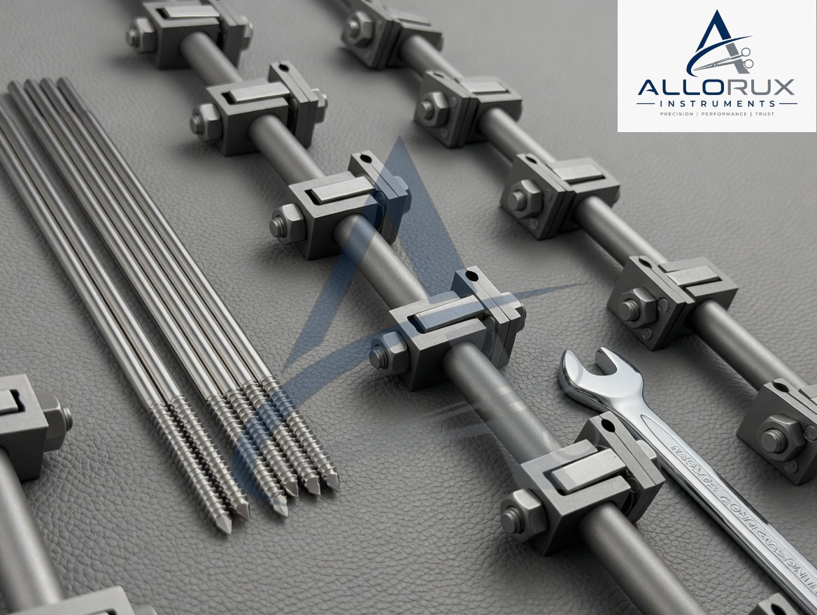 AO External Fixator 2 Sets 4.5 Tibia and 5.0 Femur Orthopedic