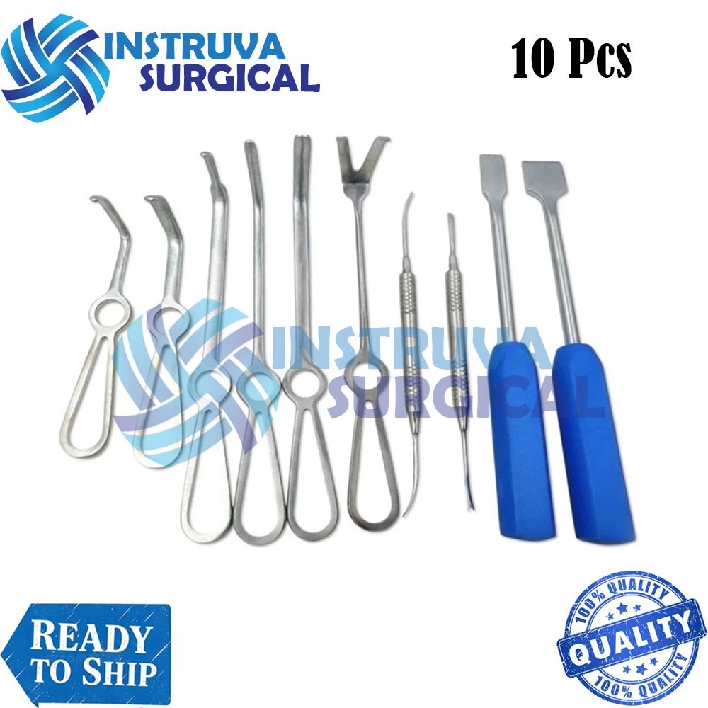 Minimally Invasive Orthognathic Surgery Instruments A+ Quality Set of 10 Pcs