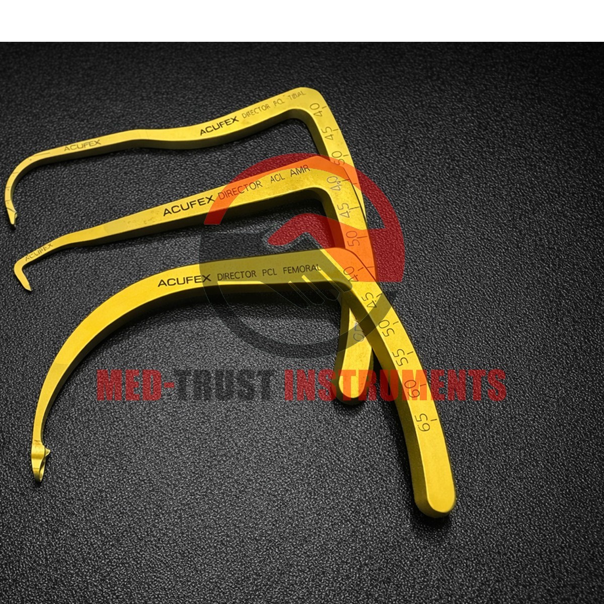 New Director ACL/ PCL Drill Guide and Aimers Acufex orthopedic instruments