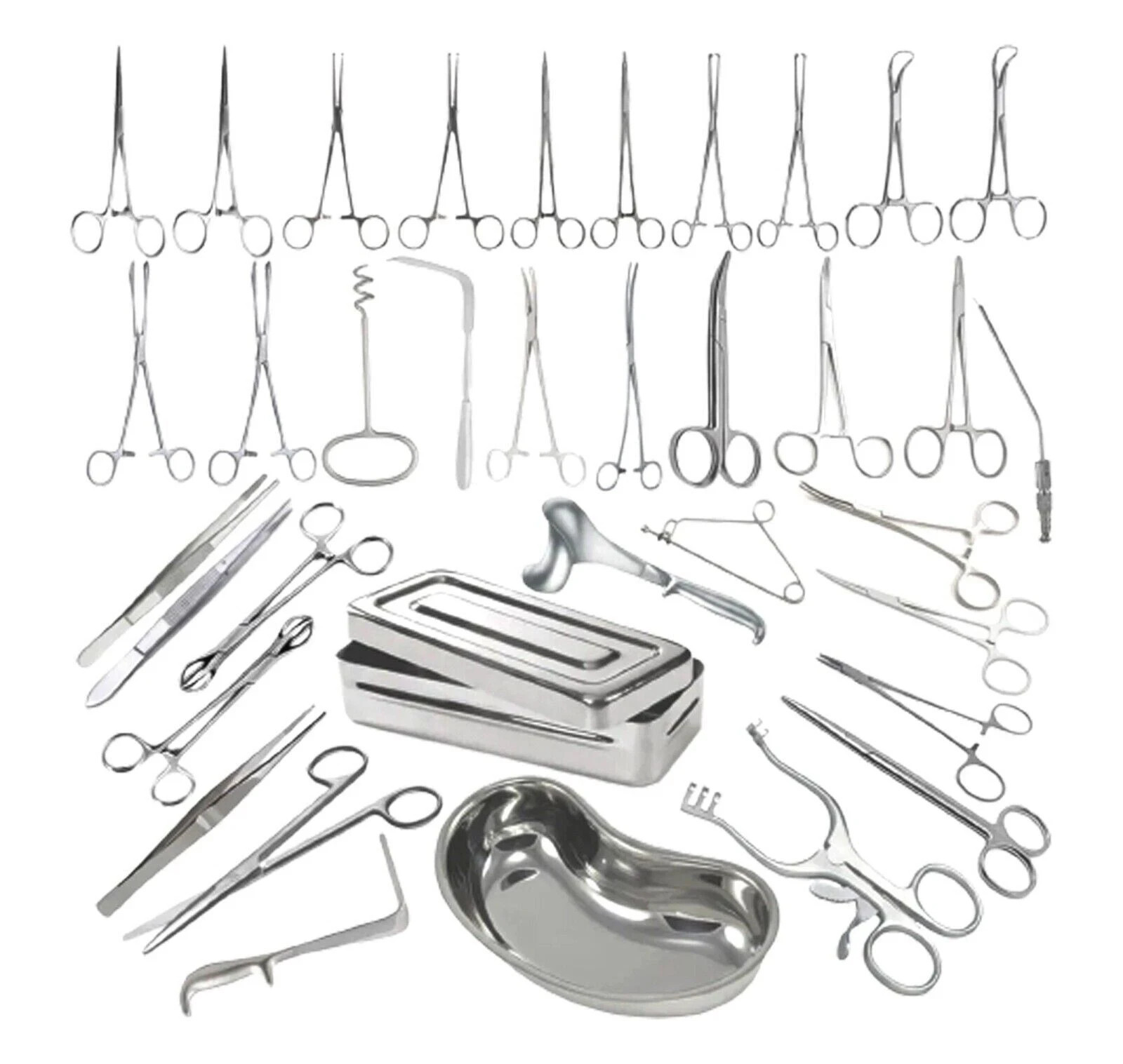 Hysterectomy Abdominal Surgery Set 62 Pcs Vaginal Hysterectomy Instruments Set