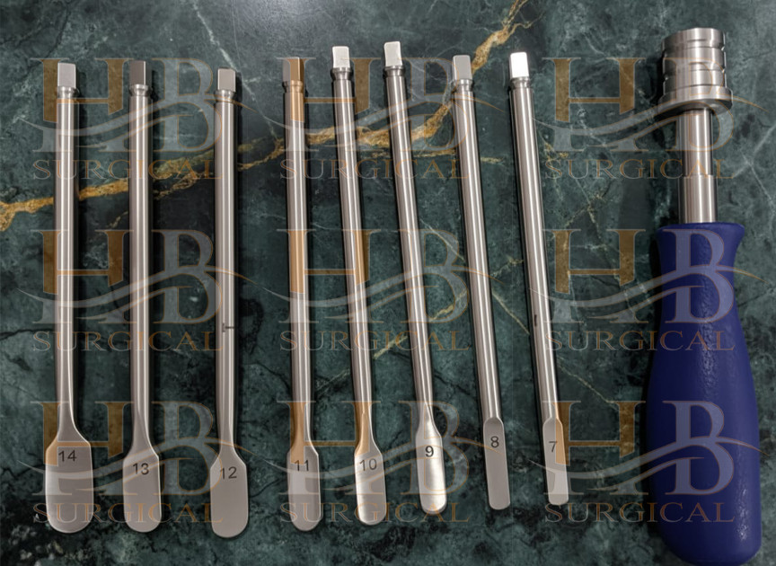Spine Disc Distractor With Coupling Handle 7mmto14mm Surgery Surgical Instrument