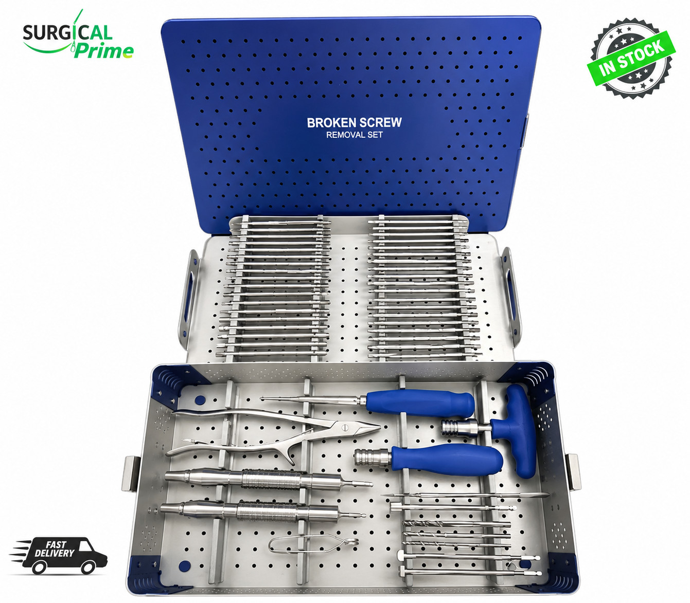 Broken Screw Removal Orthopedic Instruments Complete Set Best Quality