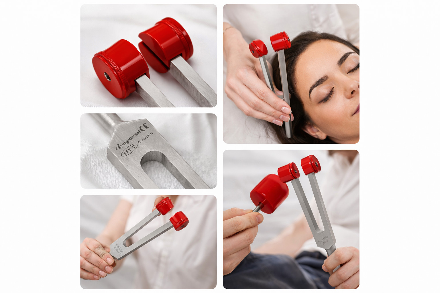 RED Tuning Fork With Weights – C 128-C512 – SURGICAL MEDICAL INSTRUMENTS