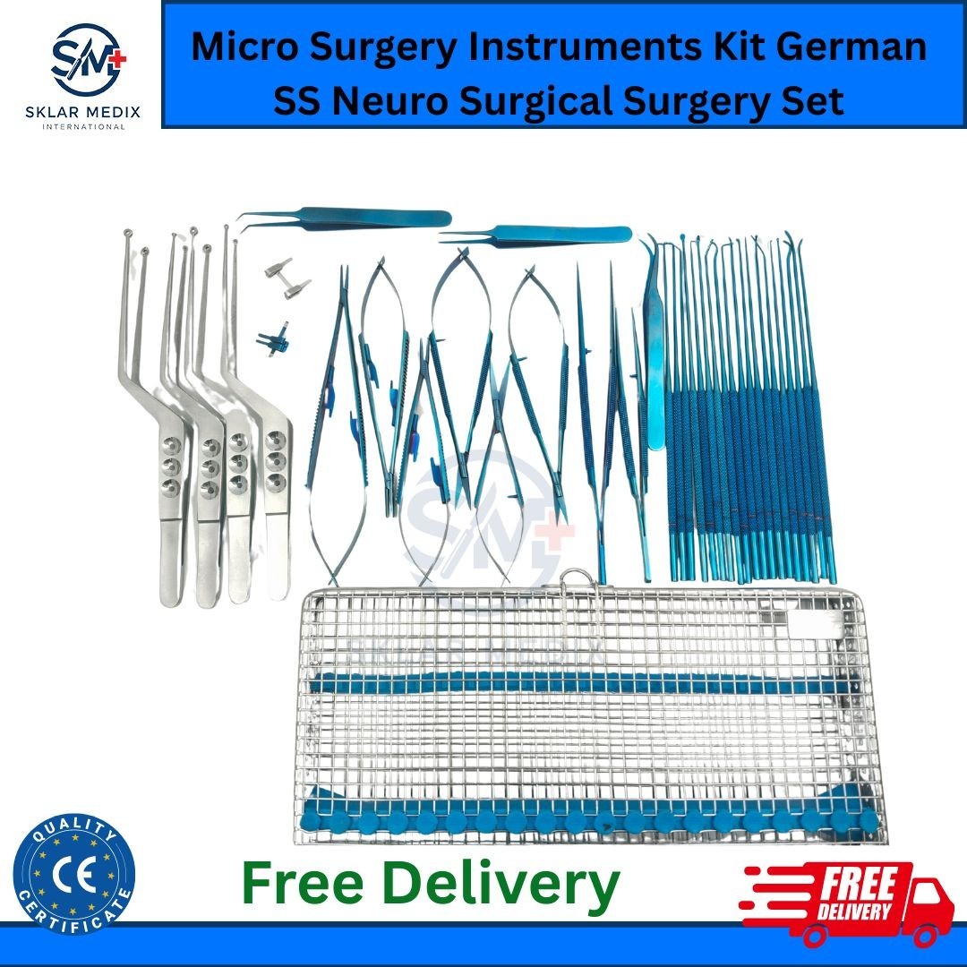 Micro Surgery instruments kit German S.S Neuro Surgical Surgery instruments set