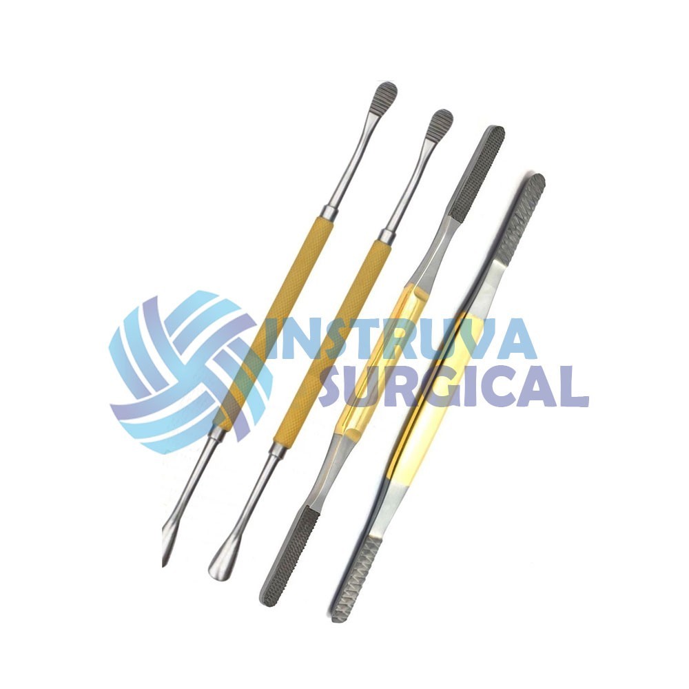 Rhinoplasty Fomon Double-Ended Nasal Rasp Set 4 PCs Surgical Instruments