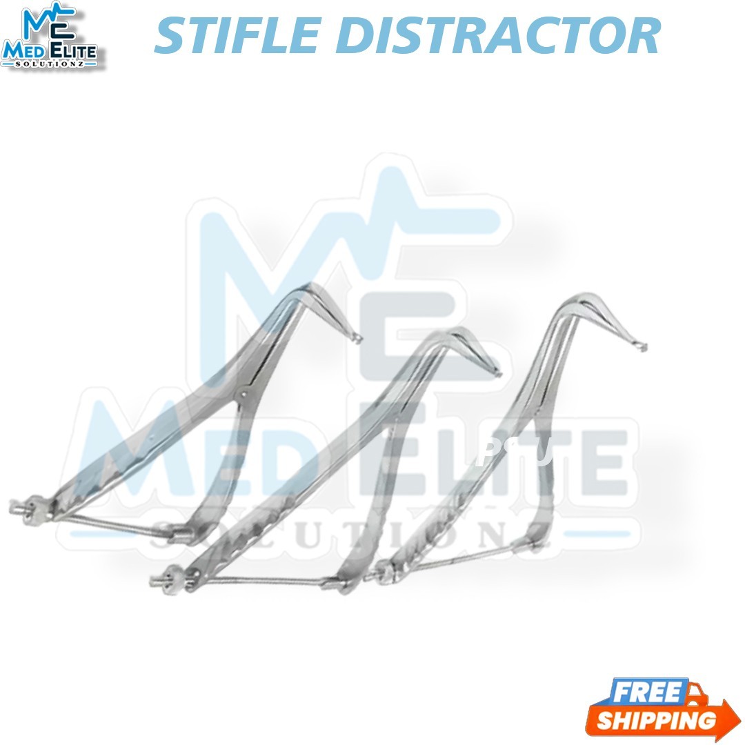 Set of 3 Stifle Distractor with Spinlock 13cm 19cm 21cm Orthopedic Instruments