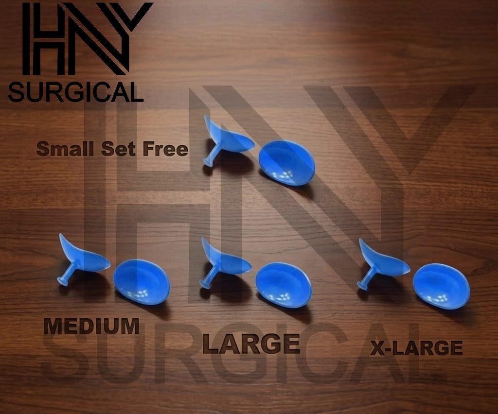 Corneal Eye Shield with Electro Coated | M & L & XL | Laser Eye Protector 6 Pcs