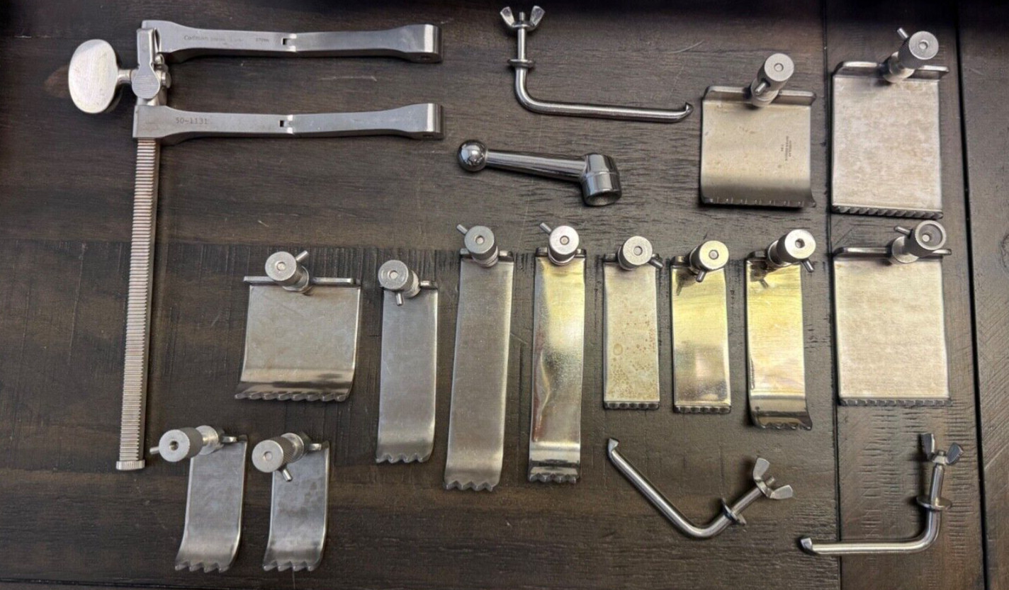 Codman 50-1131 Scoville Haverfield Hemilaminectomy Retractor, Aesculap Set 5524