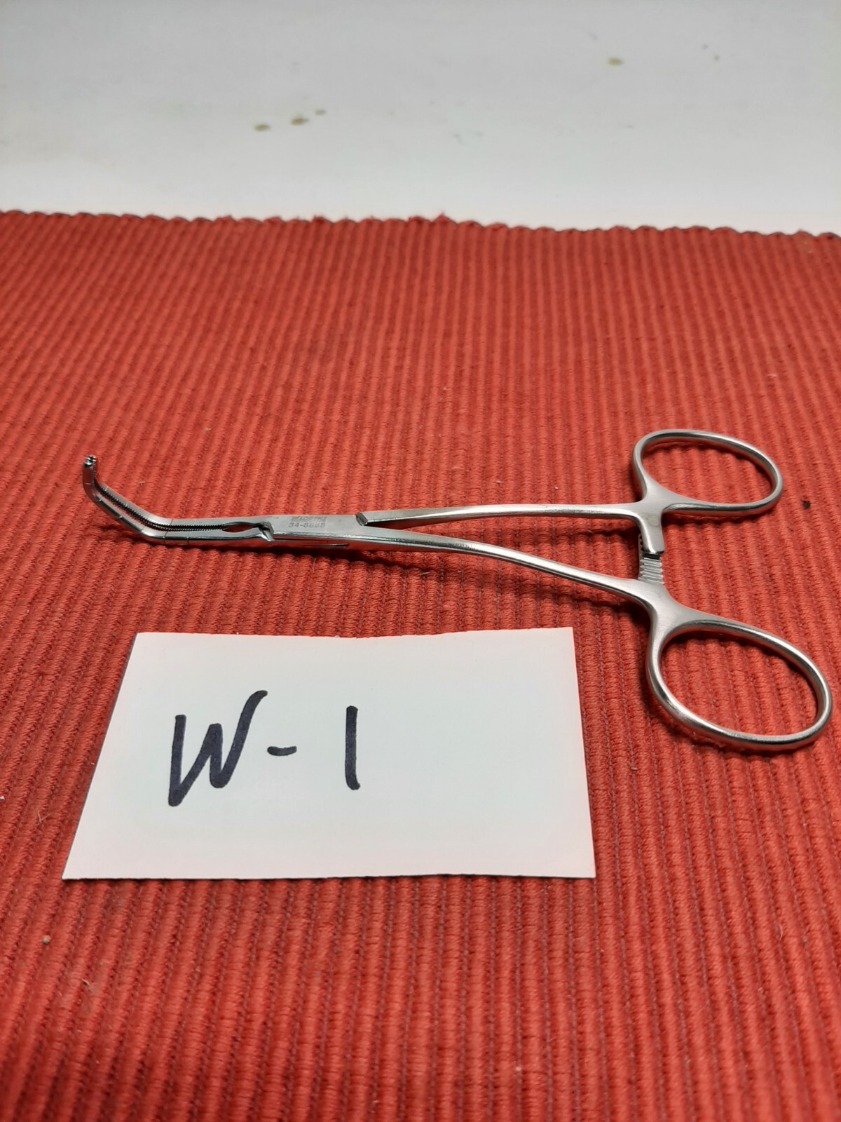 W.LORENZ 34-8868 CURVED SURGICAL FORCEPS