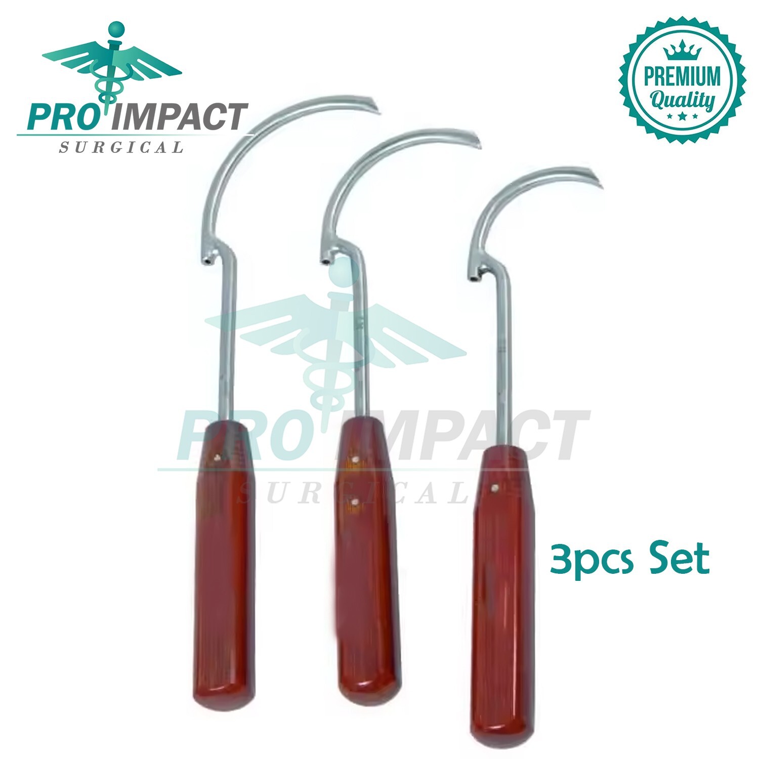 Wire Passer Small Medium Large Set Bone Orthopedic Surgical Instrument Spine Set