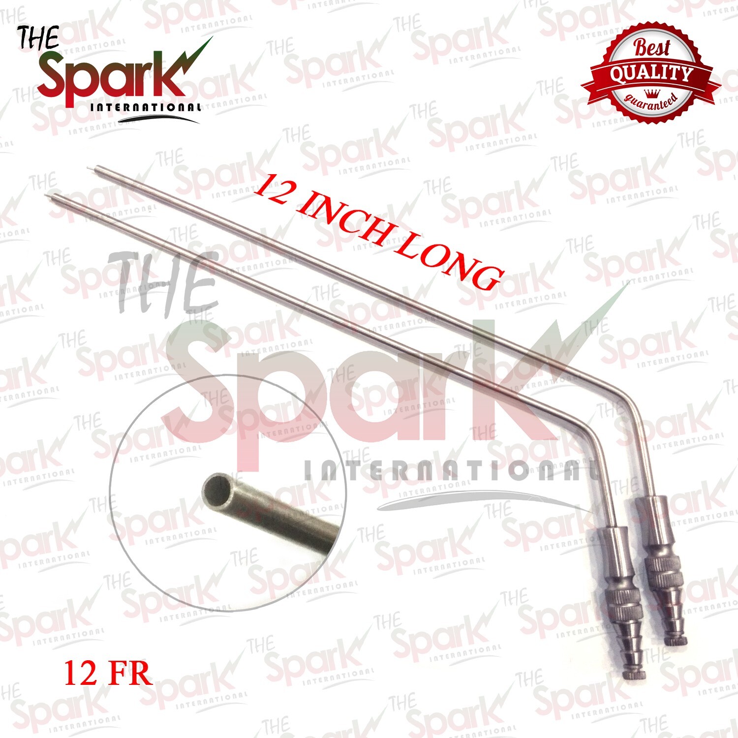 FRAZIERS SUCTION TUBE 12FR INSTRUMENTS 12INCH LONG HIGH QUALITY 5 PCS SET