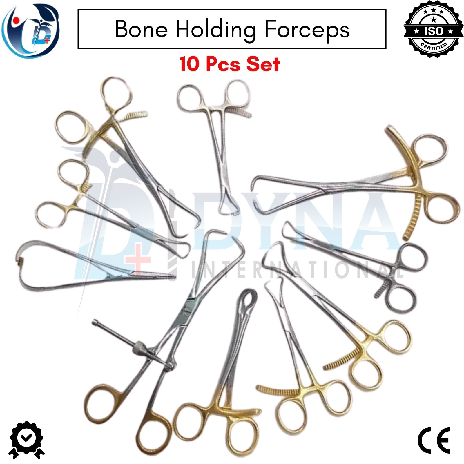 Bone Reduction clamps Bone Holding Forceps 10Pcs Orthopedic Surgical Instrument